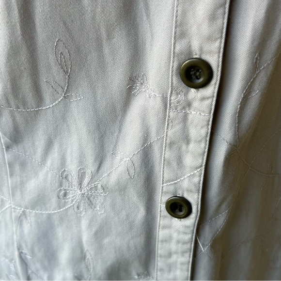 Vintage  Jessica Tan and cream embroidered vest mini dress - Picture 3 of 8